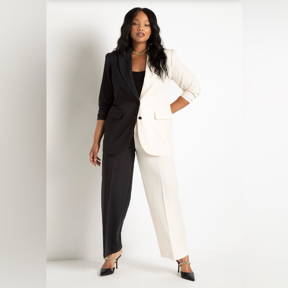 Eloquii Color Block Pant Suit